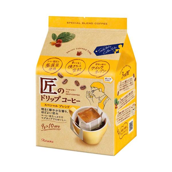 片岡物産 匠のドリップコーヒー スペシャルブレンド (9g×10袋)×36(6×6)個入｜ 送料無料