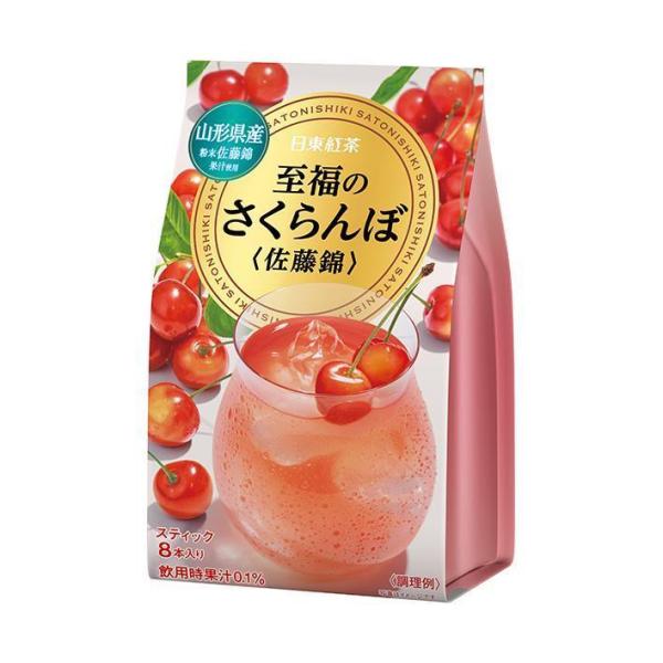 三井農林 日東紅茶 至福のさくらんぼ 8本×24袋入｜ 送料無料