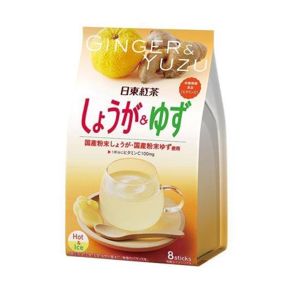 三井農林 日東紅茶 しょうが&amp;ゆず (9.8g×8本)×24(6×4)袋入｜ 送料無料
