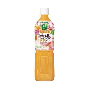 カゴメ 野菜生活100 まろやか完熟白桃＆黄桃ミックス 720mlペットボトル×15本入｜ 送料無料｜nozomi-market