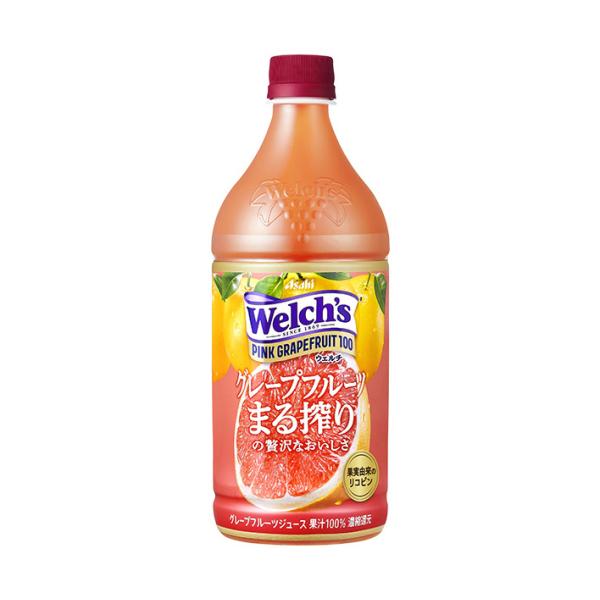 アサヒ飲料 Welch’s(ウェルチ) ピンクグレープフルーツ100 800gペットボトル×8本入｜...