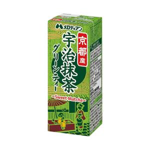 メロディアン 宇治抹茶でつくったグリーンティー 200ml紙パック×24本入×(2ケース)｜ 送料無料｜nozomi-market