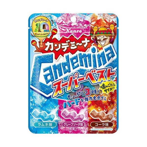 カンロ カンデミーナグミ スーパーベスト 72g×6袋入×(2ケース)｜ 送料無料