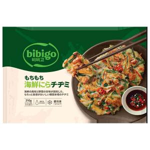 ＼爆買／CJジャパン bibigo もちもち海鮮 にら チヂミ 210g×16袋入 冷凍商品｜ 送料無料
