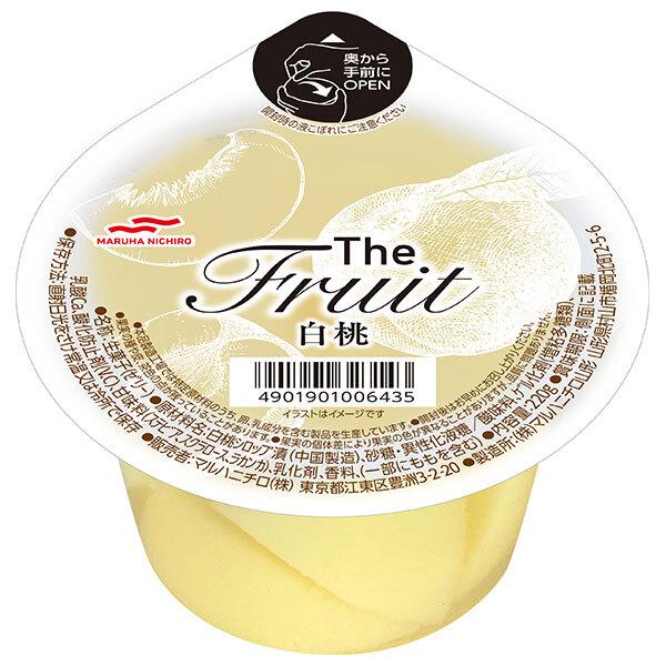 マルハニチロ The Fruit(ザ フルーツ)白桃 220g×24(6×4)個入｜ 送料無料