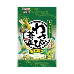 【送料無料・メーカー/問屋直送品・代引不可】春日井製菓 グリーン豆 わさび茶屋アソート 104g×12袋入｜nozomi-market