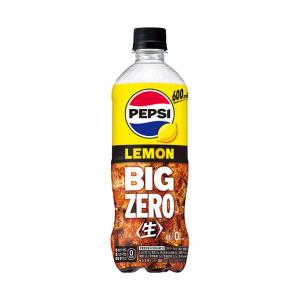 サントリー ペプシ ＜生＞ BIG ZERO LEMON【手売り用】 600mlペットボトル×24本入｜ 送料無料｜nozomi-market