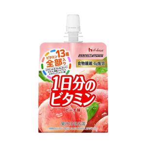 ハウスウェルネス PERFECT VITAMIN(パーフェクトビタミン) 1日分のビタミンゼリー 食物繊維 180gパウチ×24本入｜ 送料無料｜nozomi-market