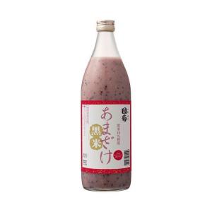 国菊 黒米あまざけ(甘酒) 985g瓶×6本入×(2ケース)｜ 送料無料 甘酒 米麹 米 ホット 栄養