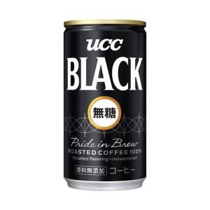 UCC BLACK(ブラック)無糖 185g缶×...の商品画像