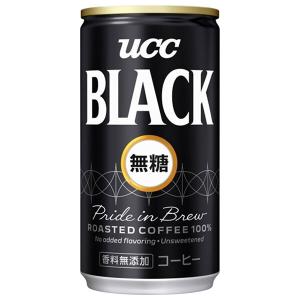 UCC ブラック無糖 缶 ( 185g*30本入 )/ ブラック アイスコーヒー