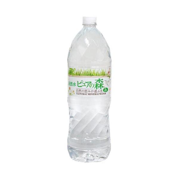 天然水 ピュアの森 2Lペットボトル×6本入｜ 送料無料