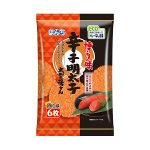 【送料無料・メーカー/問屋直送品・代引不可】ぼんち 辛子明太子大型揚せん 5枚×12袋入｜nozomi-market