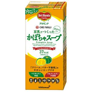 デルモンテ 豆乳でつくったかぼちゃスープ 100...の商品画像