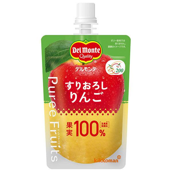 デルモンテ ピュレフルーツ すりおろしりんご 110gパウチ×30本入｜ 送料無料
