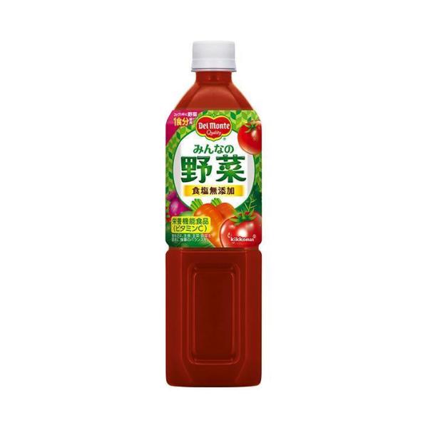 デルモンテ みんなの野菜 900gペットボトル×12本入×(2ケース)｜ 送料無料