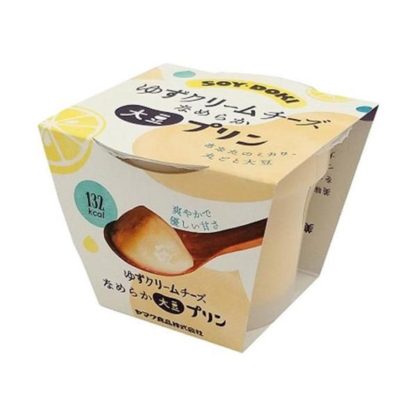 ヤマク食品 なめらか大豆プリン ゆずクリームチーズ 100g×12個入｜ 送料無料