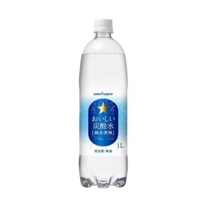 ポッカサッポロ おいしい炭酸水 1Lペットボトル×12本入×(2ケース)｜ 送料無料｜nozomi-market