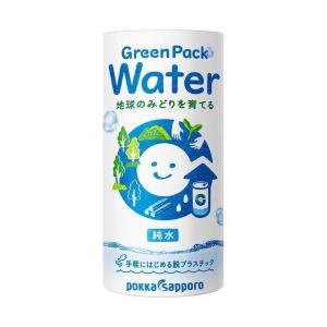 ポッカサッポロ Green Pack Water 195gカートカン×30本入×(2ケース)｜ 送料無料｜nozomi-market