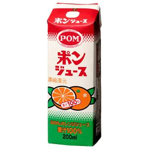 POM ポンジュース 紙パック 200ml×48本の商品画像