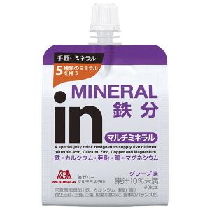 森永製菓 inゼリー マルチミネラル 180gパウチ×36本入｜ 送料無料｜nozomi-market