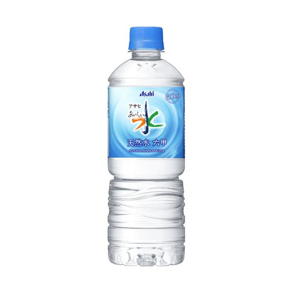 アサヒ飲料 おいしい水 天然水 六甲 600mlペットボトル×24本入×(2ケース)｜ 送料無料