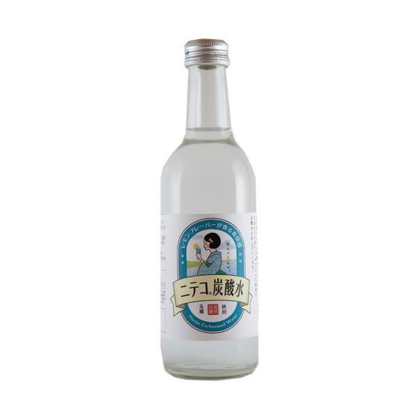 あきた美郷づくり ニテコ炭酸水 300ml瓶×24本入｜ 送料無料