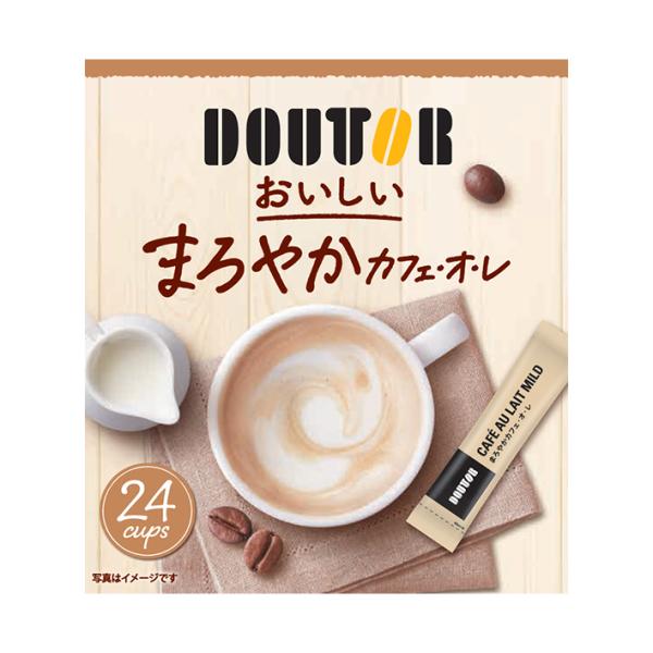 ドトールコーヒー おいしい まろやかカフェオレ (13g×24P)×24箱入｜ 送料無料