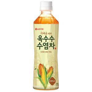 五星コーポレーション ロッテ とうもろこしのひげ茶 500ml×24本入×(2ケース)｜ 送料無料