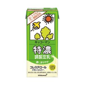 キッコーマン 特濃調製豆乳【特定保健用食品 特保】 1000ml紙パック×12(6×2)本入｜ 送料無料｜nozomi-market