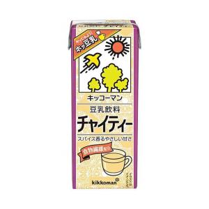 キッコーマン 豆乳飲料 チャイティー 200ml紙パック×18本入×(2ケース)｜ 送料無料｜nozomi-market