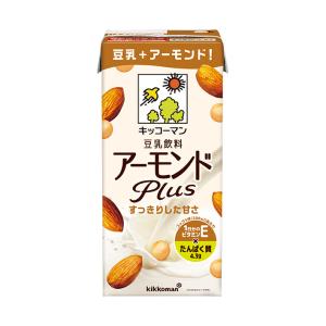 キッコーマン 豆乳飲料 アーモンドPlus 1000ml紙パック×6本入×(2ケース)｜ 送料無料｜nozomi-market