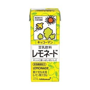 キッコーマン 豆乳飲料 レモネード 200ml紙パック×18本入｜ 送料無料｜nozomi-market