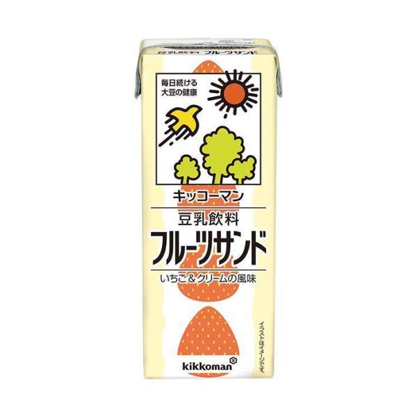 キッコーマン 豆乳飲料 フルーツサンド 200ml紙パック×18本入｜ 送料無料