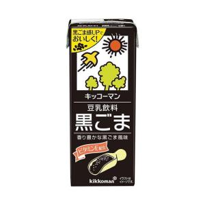 キッコーマン 豆乳飲料 黒ごま 200ml紙パック×18本入×(2ケース)｜ 送料無料｜nozomi-market