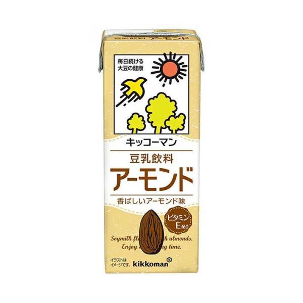 キッコーマン 豆乳飲料 アーモンド 200ml紙パック×18本入×(2ケース)｜ 送料無料