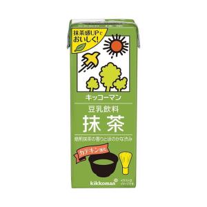 キッコーマン 豆乳飲料 抹茶 200ml紙パック×18本入｜ 送料無料｜nozomi-market