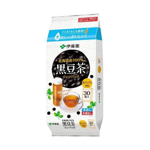 伊藤園 北海道産100％ 黒豆茶 ティーバッグ 30袋入×10袋入｜ 送料無料