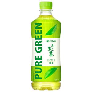 おーいお茶 送料無料 伊藤園 お〜いお茶 ピュアグリーン 緑茶 600ml×1