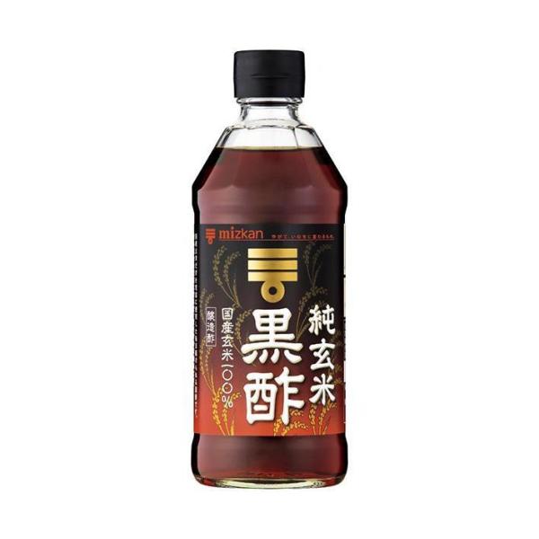 ミツカン 純玄米黒酢 500ml瓶×6本入｜ 送料無料