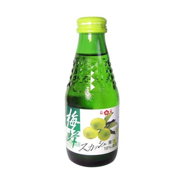 桜南食品 梅蜂スカッシュ 180ml瓶×30本入｜ 送料無料