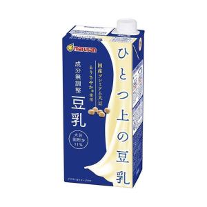 マルサンアイ ひとつ上の豆乳 成分無調整豆乳 1000ml紙パック×6本入×(2ケース)｜ 送料無料