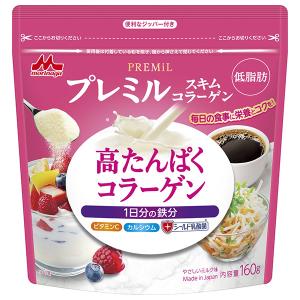 森永乳業 PREMiL スキム コラーゲン 160g袋×12袋入｜ 送料別 : 味園