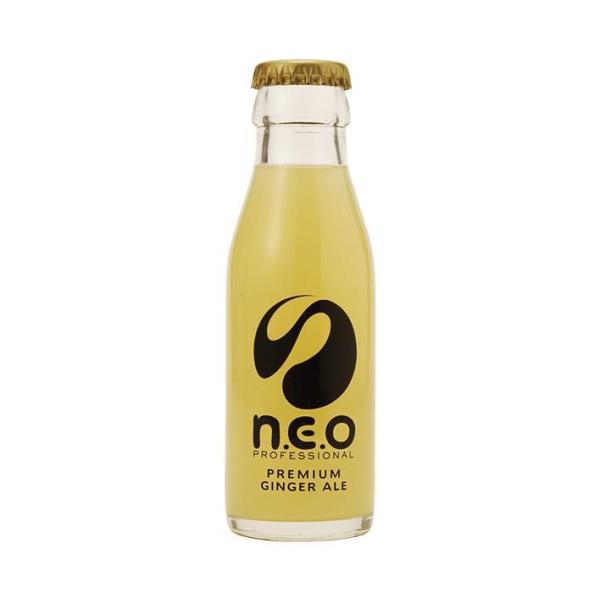 友桝飲料 n.e.o(ネオ)プレミアムジンジャーエール 95ml瓶×24本入｜ 送料無料