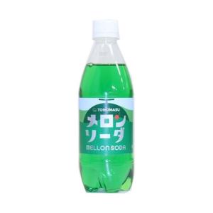 友桝飲料 メロンソーダ 500mlペットボトル×24本入｜ 送料無料｜nozomi-market