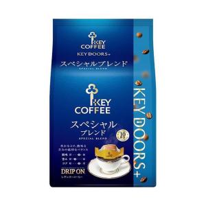 キーコーヒー KEY DOORS＋ ドリップ オン スペシャルブレンド (8g×10袋)×6箱入×(2ケース)｜ 送料無料