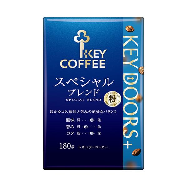 キーコーヒー VP(真空パック) KEY DOORS＋ スペシャルブレンド(粉) 180g×6袋入×...