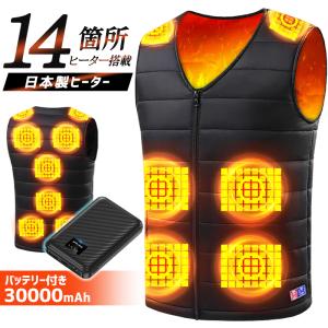 ゼノア ヒートベストPro キット M・Lサイズ ブラック 専用バッテリー