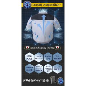 【正規品】空調作業服 空調ウェア ベスト 半袖...の詳細画像2