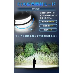 ヘッドライト 充電式ヘッドライト usb LE...の詳細画像4